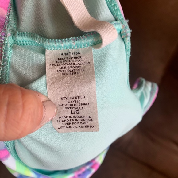 Bikini Lab Tie Dye Bikini Top - Picture 4 of 7